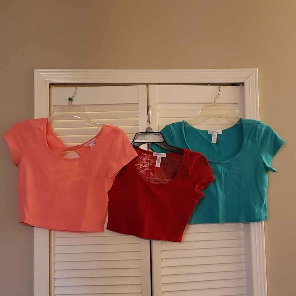 Bundle of 3 Crop Tops